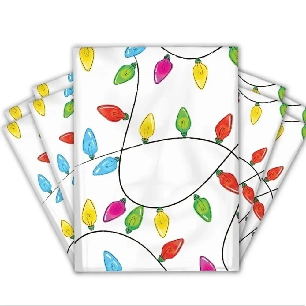 Poly mailers MIX 10x13 35 pieces 35 stickers 1.5” round diverse